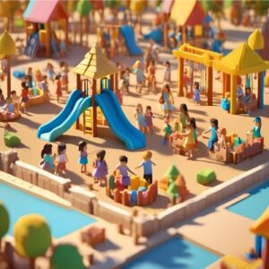 تجهیزات زمین بازی مهدکودک